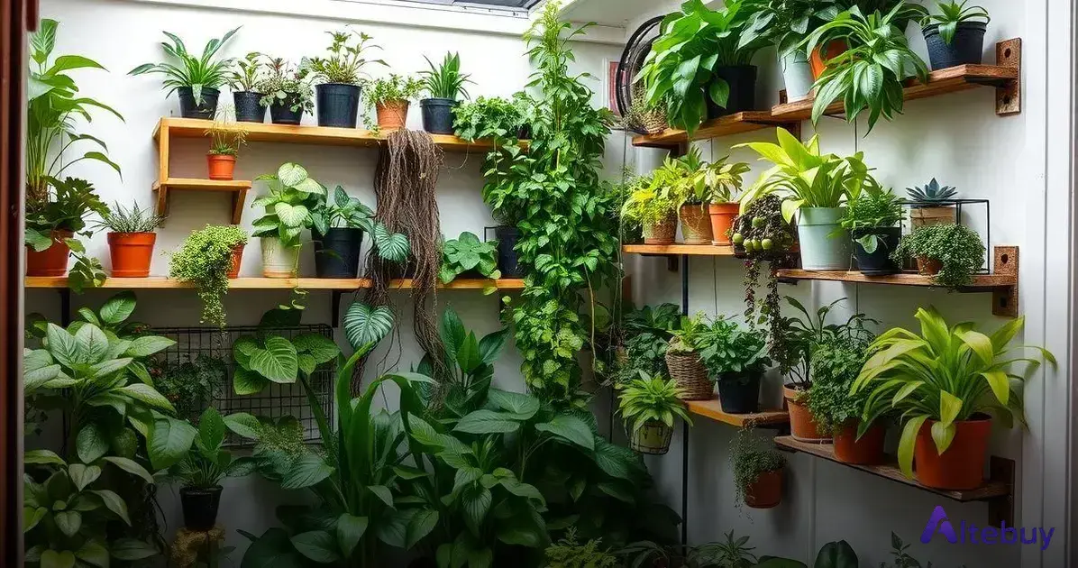 Jardinagem Vertical em Ambientes Pequenos